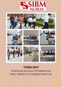 SIBM-Noida’s – Yoga Day Celebration